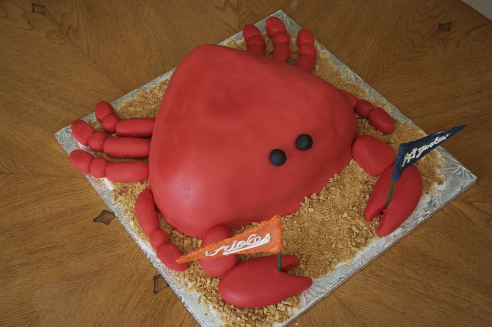 Crab Birthday Cake Crab Birthday Cake