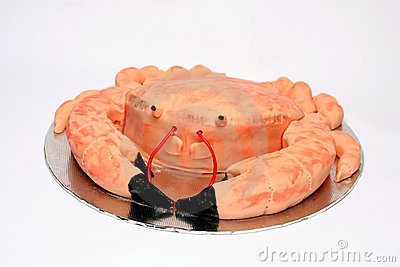 Crab Shaped Birthday Cake Crab Shaped Birthday Cake