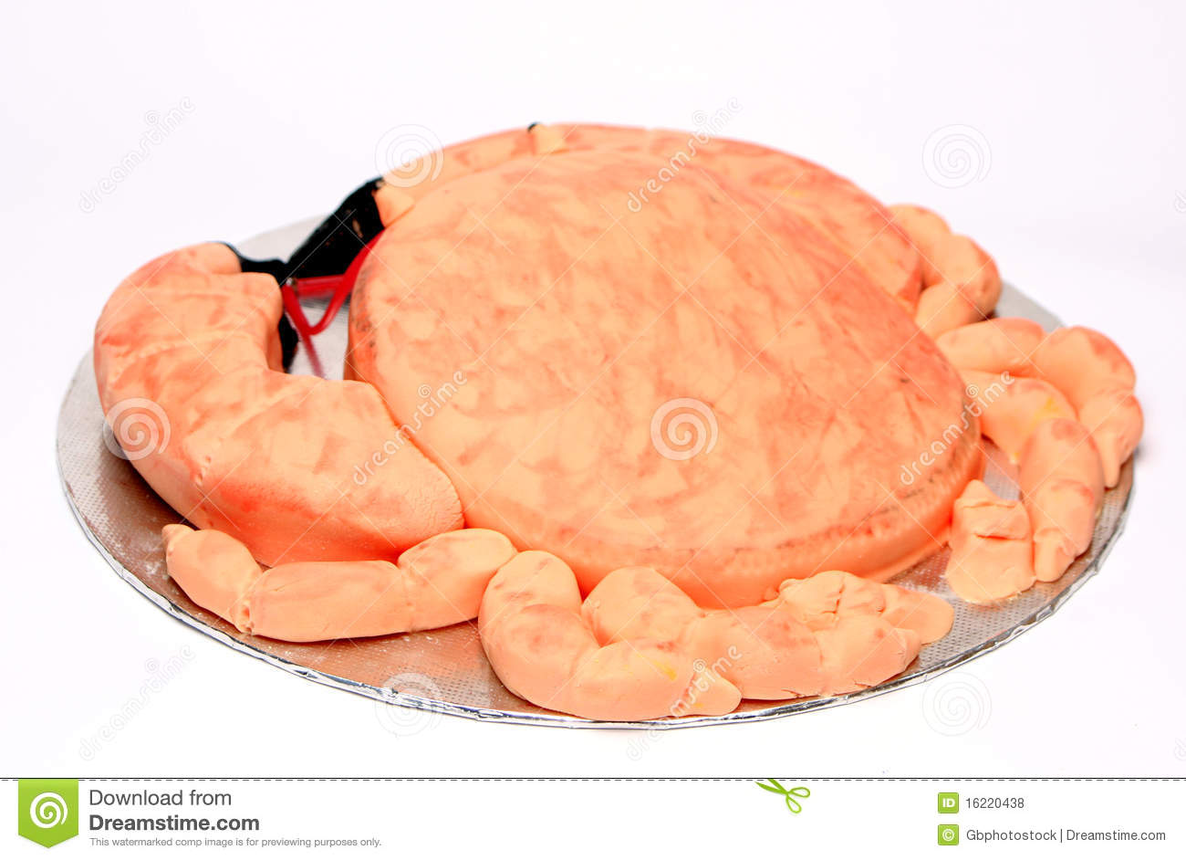 Crab Shaped Birthday Cake Crab Shaped Birthday Cake