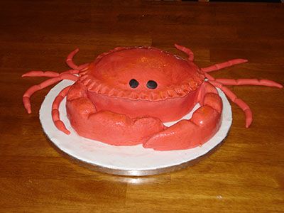 Crab Shaped Cake Crab Shaped Cake