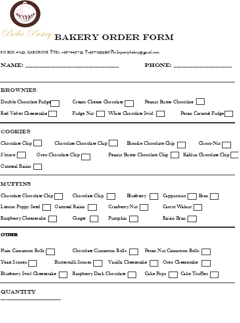 bakery order form template magdalene project org bakery order form