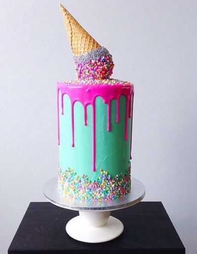 Cute Birthday Cakes with Ice Cream Cone Cute Birthday Cakes with Ice Cream Cone