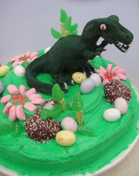 Dinosaur Birthday Party Cake