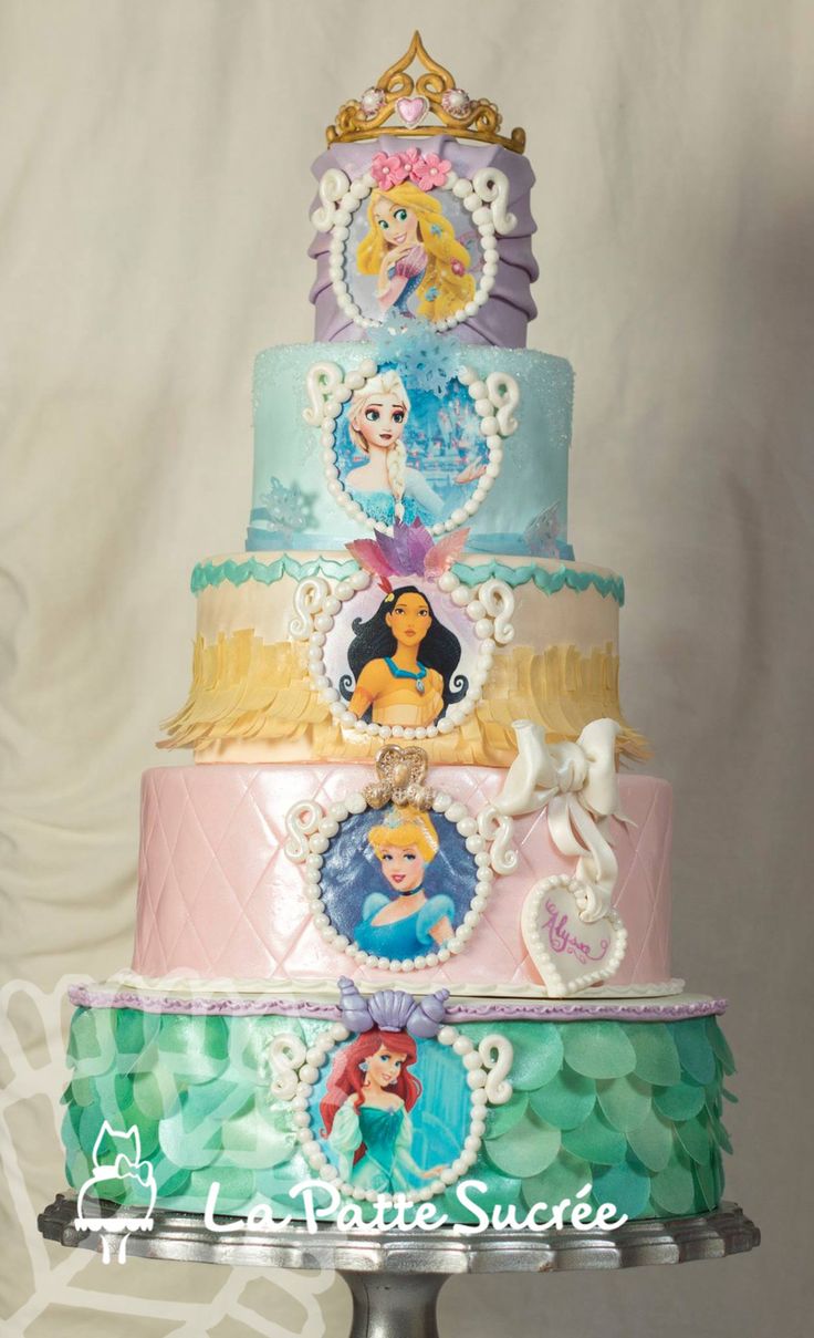 Disney Princess Birthday Cakes Disney Princess Birthday Cakes