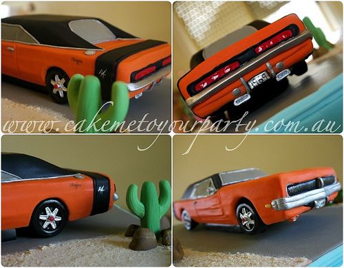 Dodge Charger Birthday Cake Dodge Charger Birthday Cake