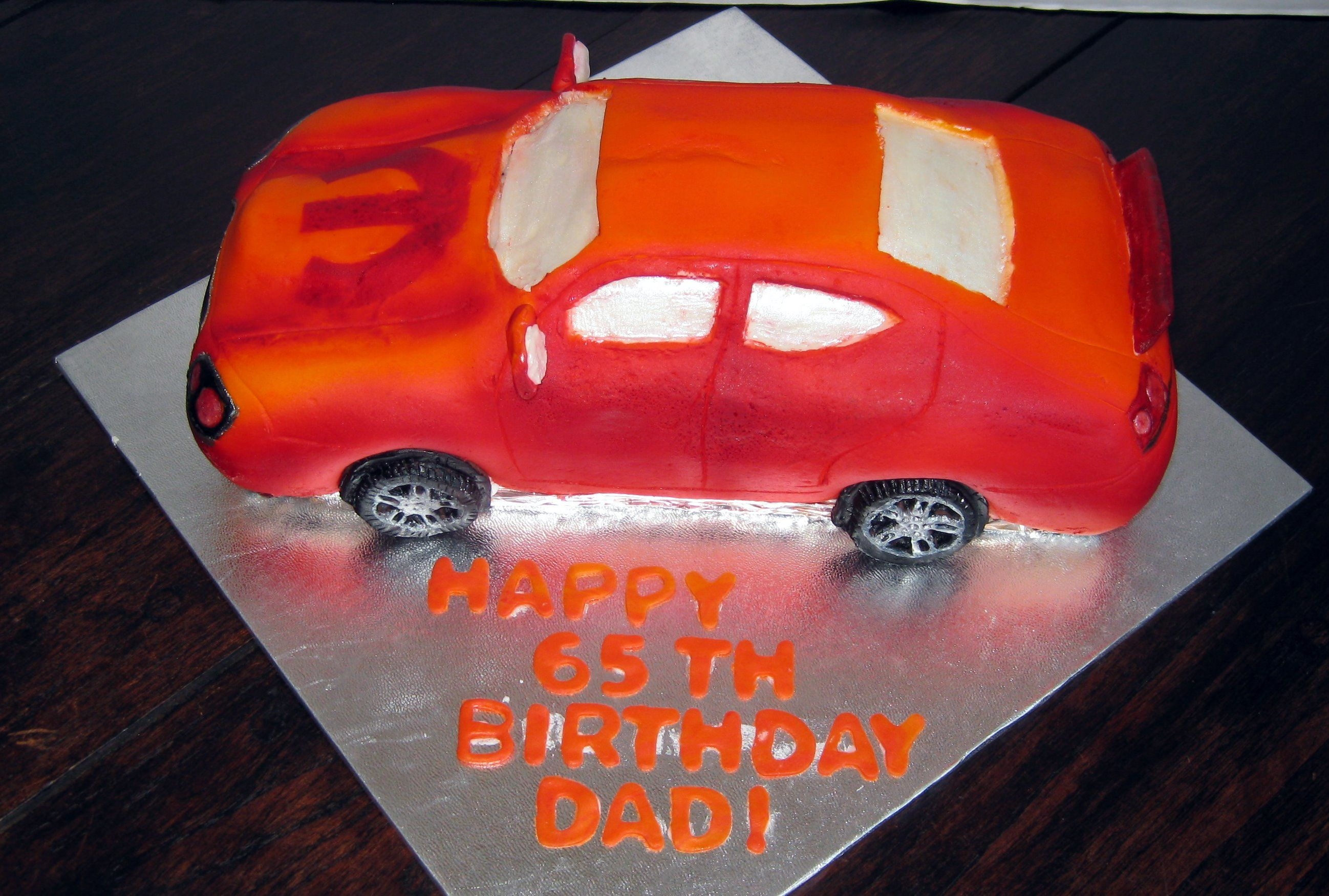 Dodge Chargers Fondant Cake Dodge Chargers Fondant Cake