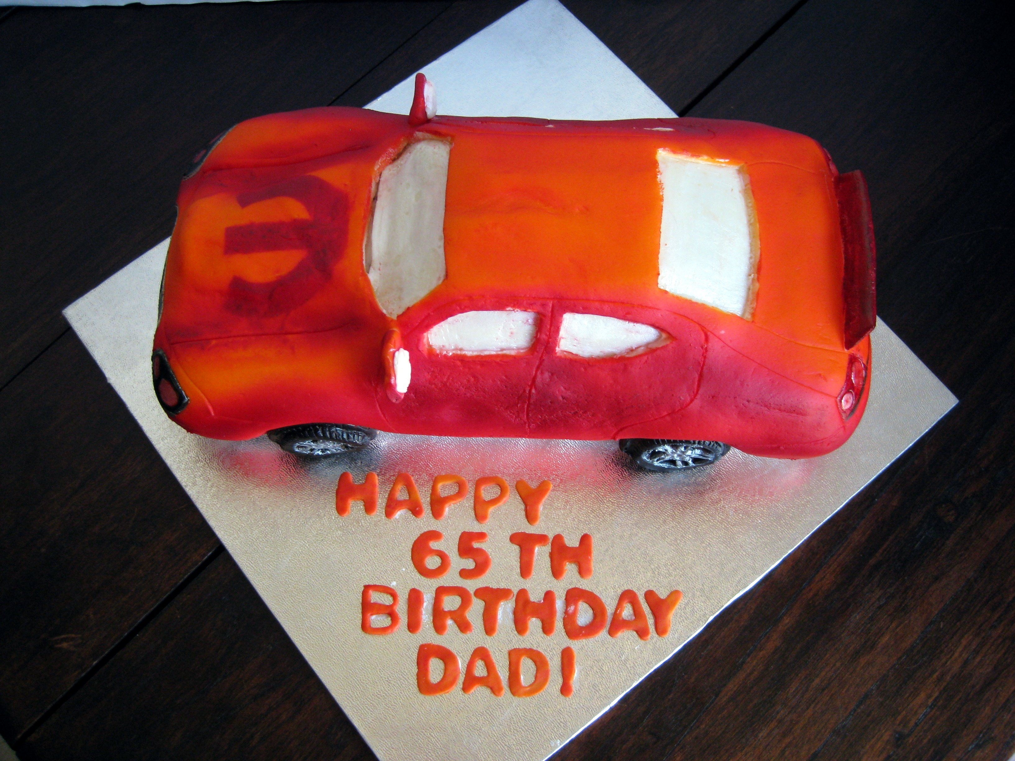 Dodge Chargers Fondant Cake Dodge Chargers Fondant Cake