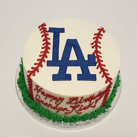 Dodgers Birthday Cake Dodgers Birthday Cake
