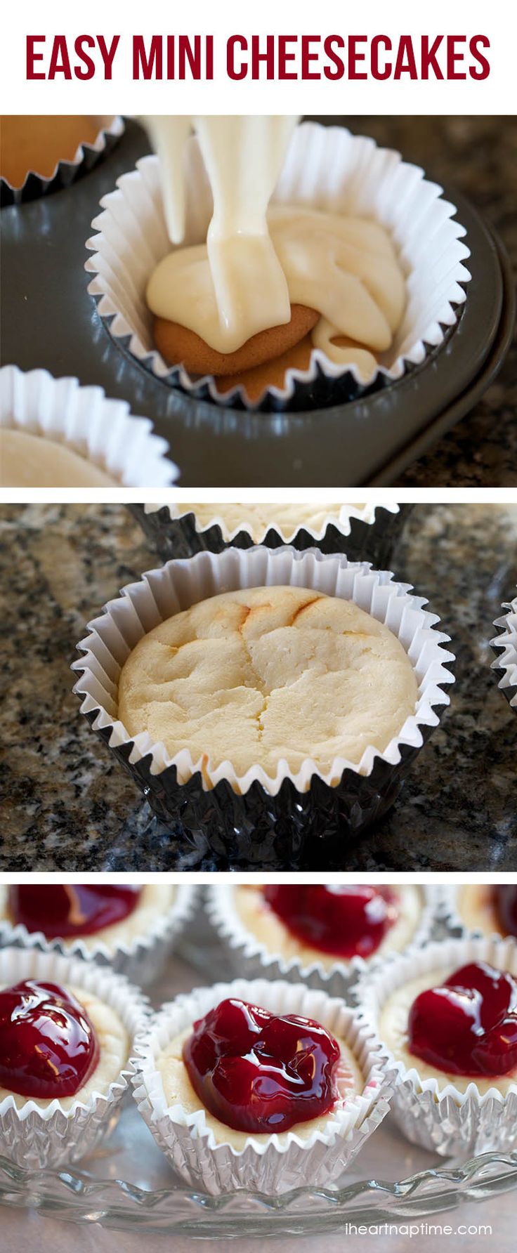 Easy Mini Cheesecakes Easy Mini Cheesecakes