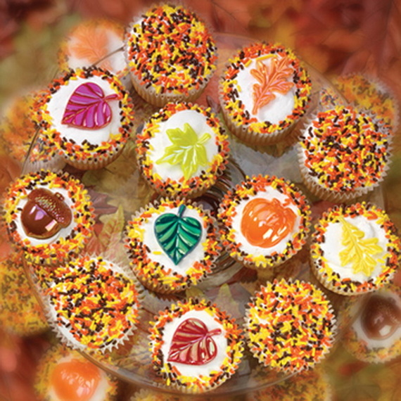 Easy Thanksgiving Cupcake Decorating Ideas