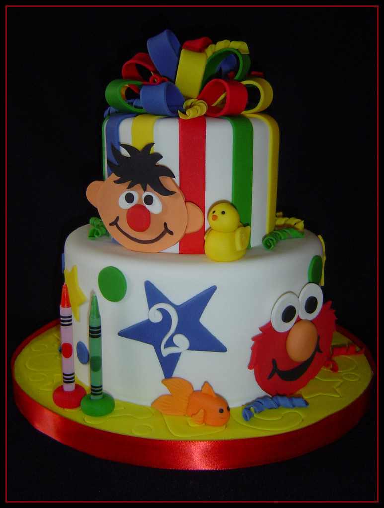 Elmo Birthday Cake