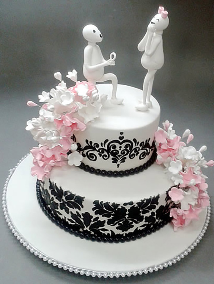 Engagement Cakes Designs