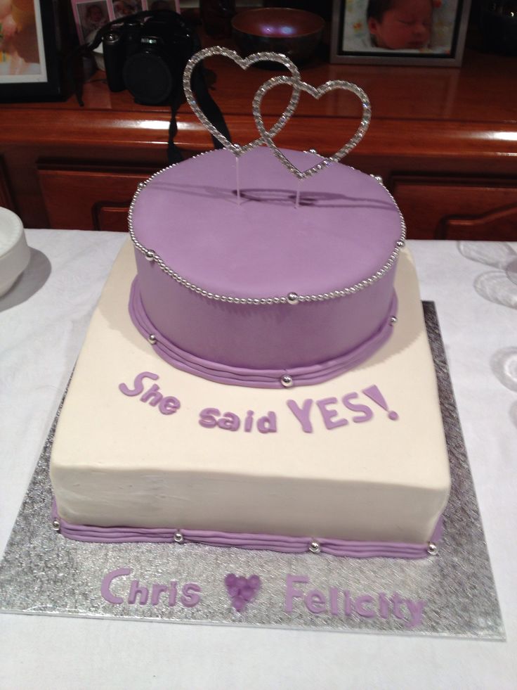 Engagement Party Cake