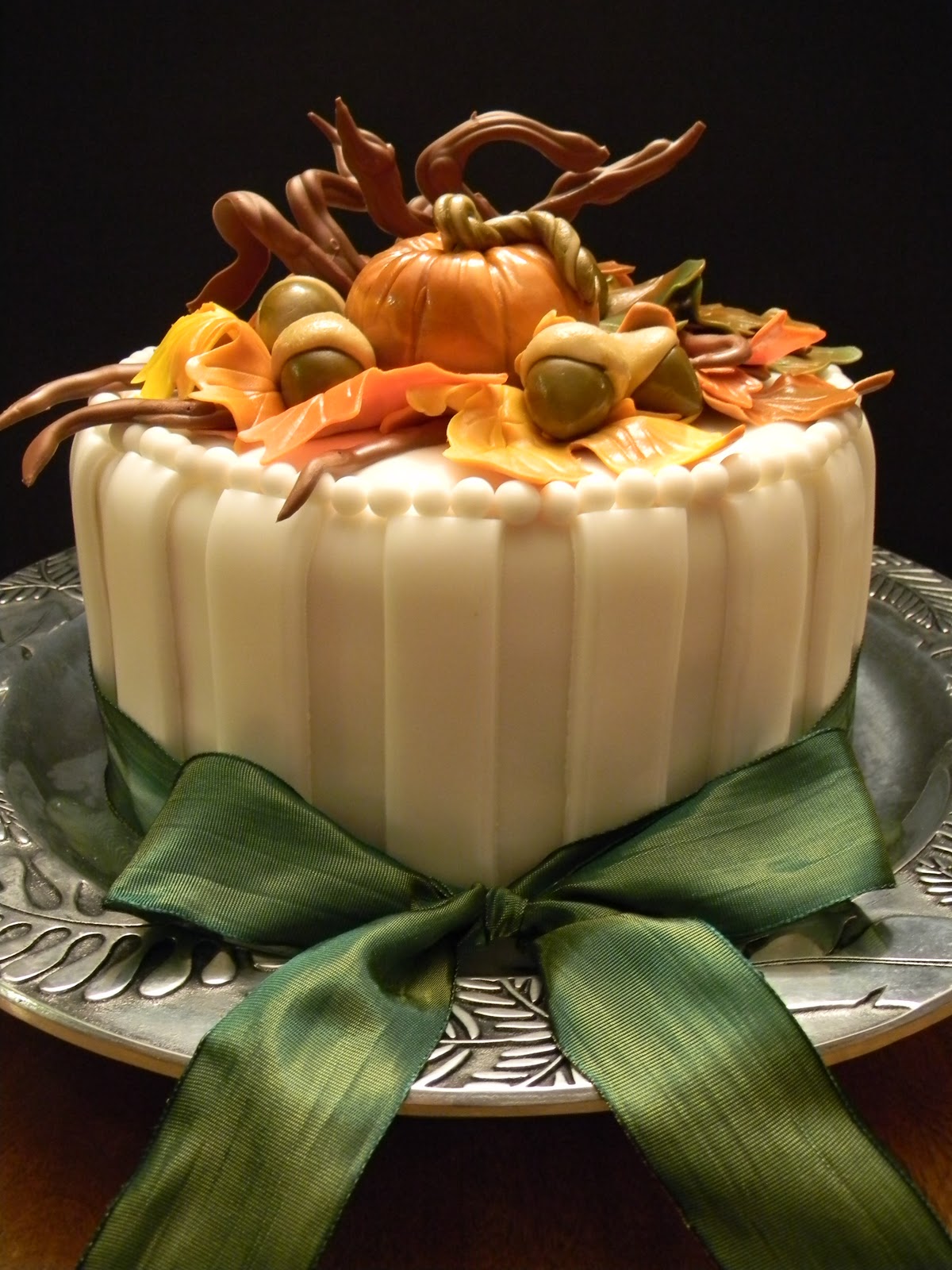 Fall Harvest Birthday Cake