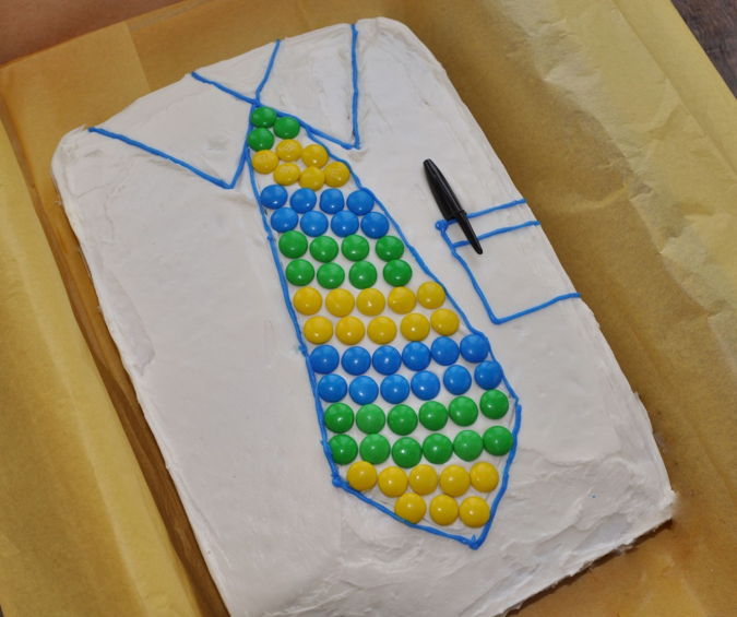 Father's Day Tie Cake