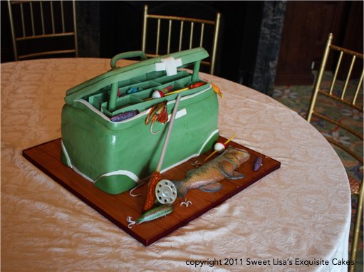 Fishing Grooms Cake Fishing Grooms Cake