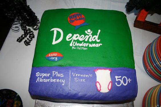 Funny 50th Birthday Cake Ideas