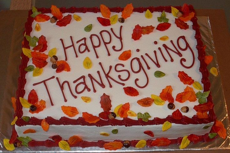 Happy Thanksgiving Sheet Cakes Happy Thanksgiving Sheet Cakes