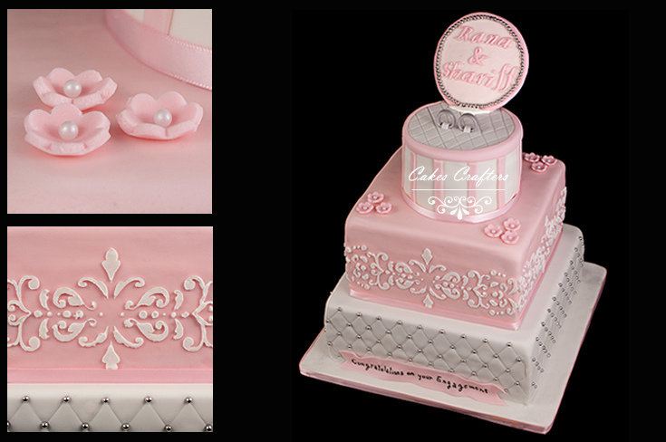 Images of Cakes with Engagement Rings