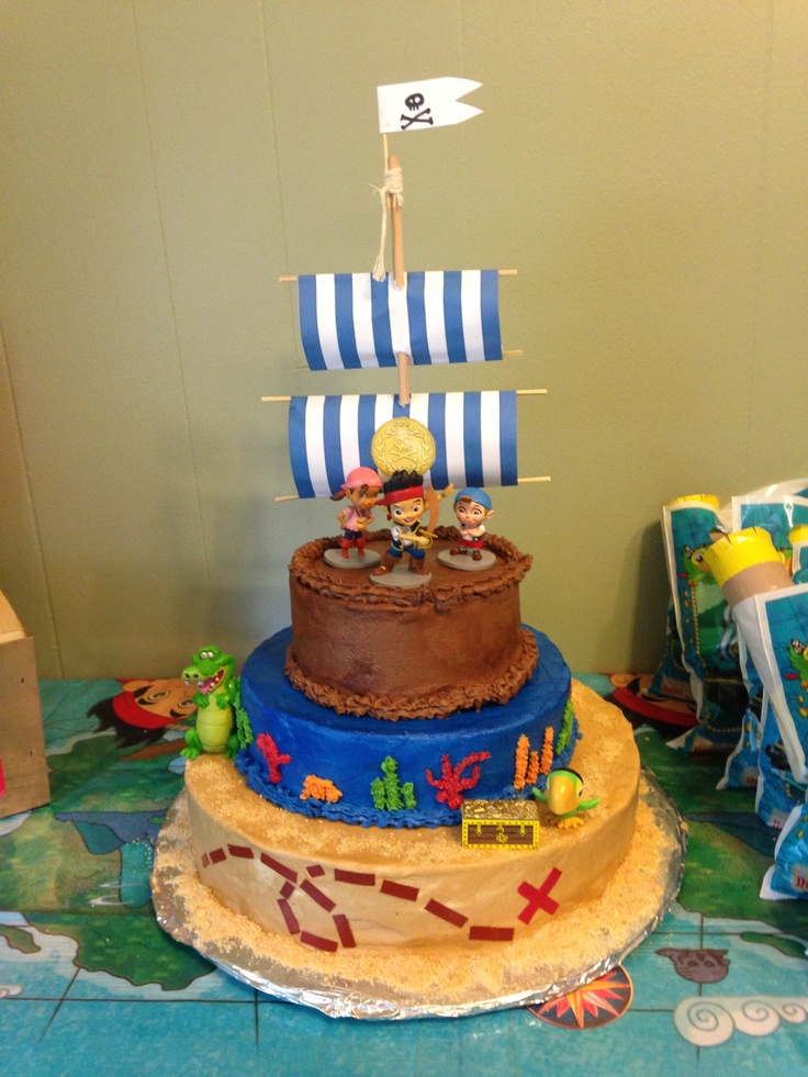 13 Baby First Birthday Cakes Jake And The Neverland Pirates Photo