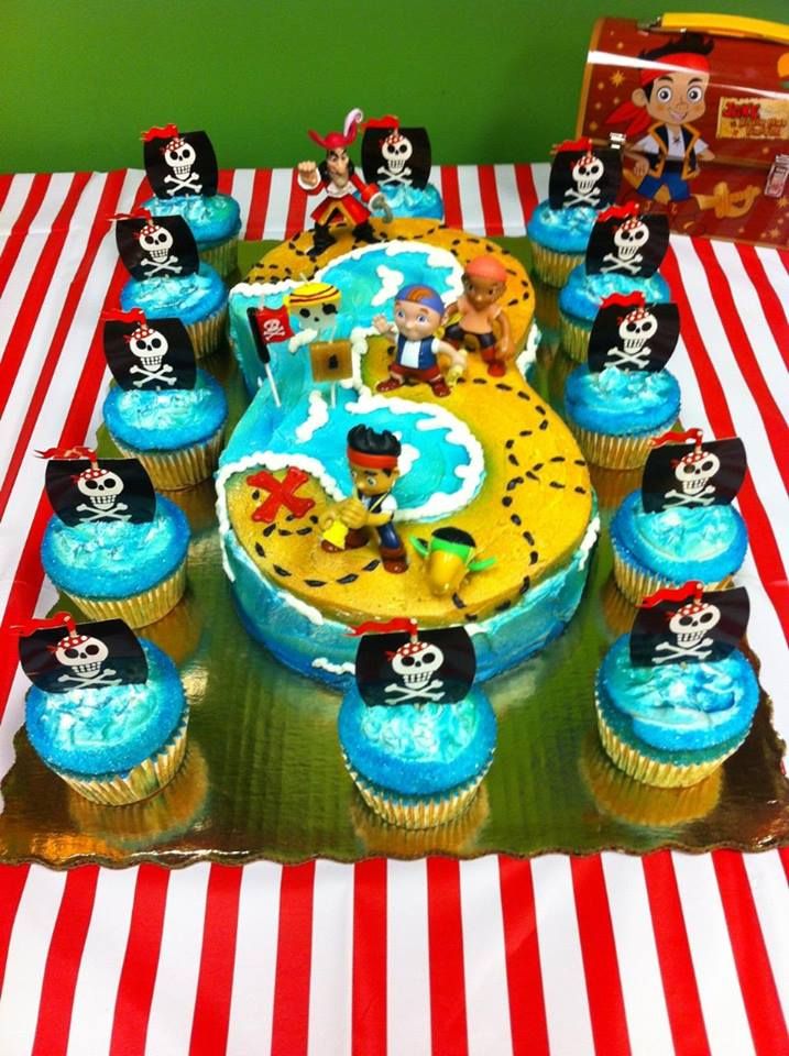 Jake and the Neverland Pirates Birthday Cake