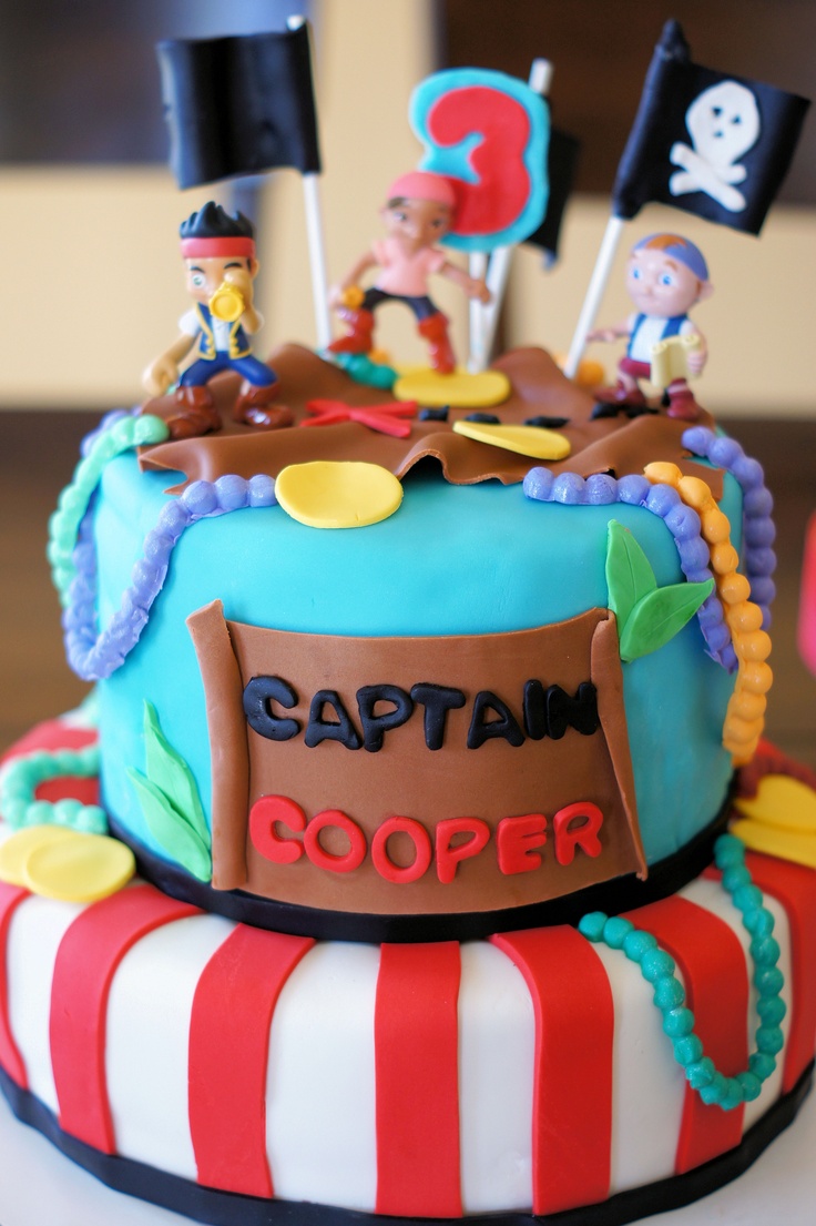 Jake and the Neverland Pirates Birthday Cake