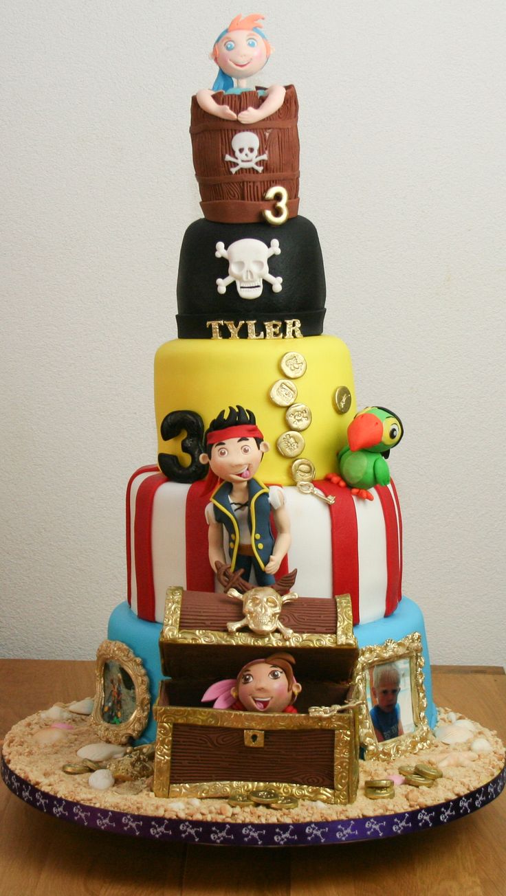 Jake The Pirate Birthday Cake