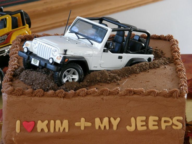 7 Photos of Jeep Groom S Cakes
