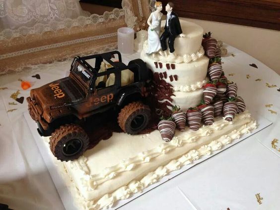 Jeep Wedding Cake Jeep Wedding Cake