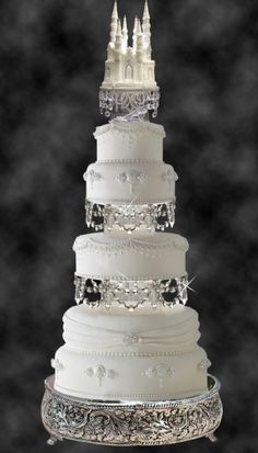 12 Photos of Elegant Castle Cakes With Lights 12 Photos of Elegant Castle Cakes With Lights