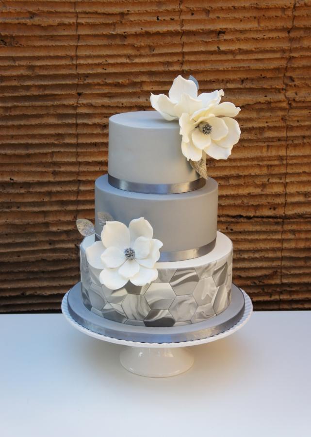 Marble Fondant Wedding Cake Marble Fondant Wedding Cake