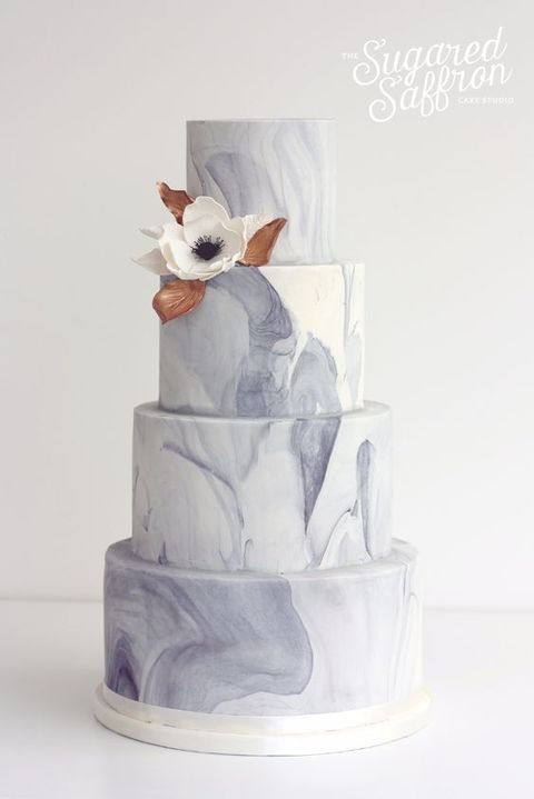 Marble Wedding Cake Purple Marble Wedding Cake Purple