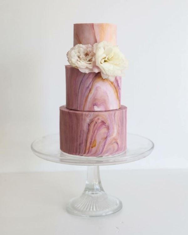 Marble Wedding Cake Marble Wedding Cake