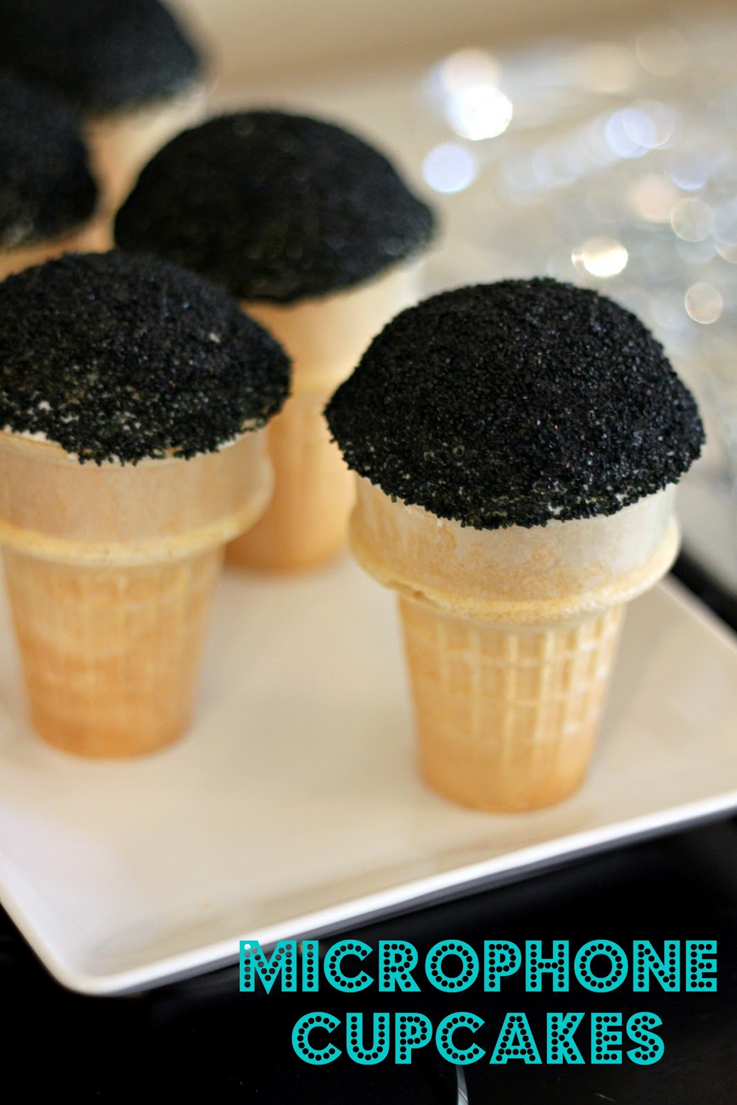 Microphone Cupcakes Microphone Cupcakes