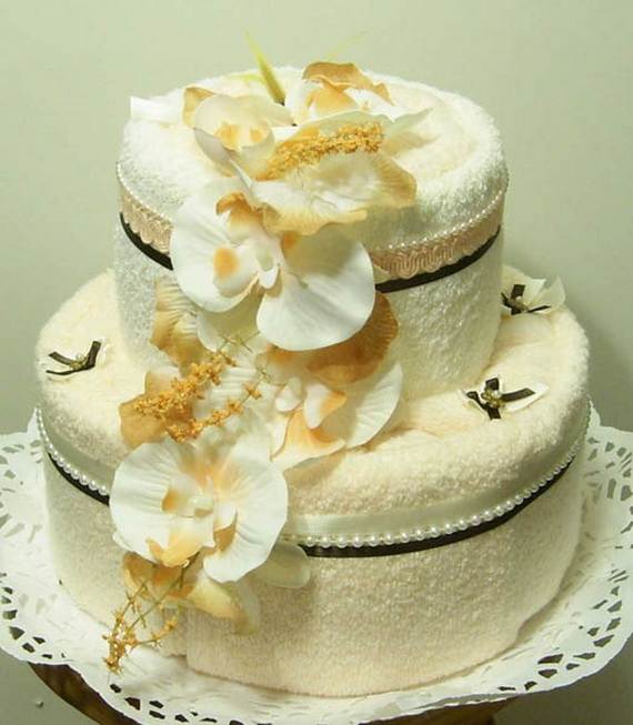 Mother's Day Gift Towel Cake Ideas Mother's Day Gift Towel Cake Ideas