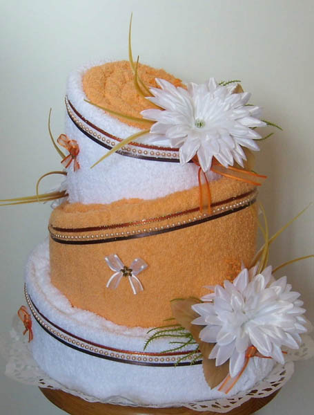 Mother's Day Gift Towel Cake Ideas