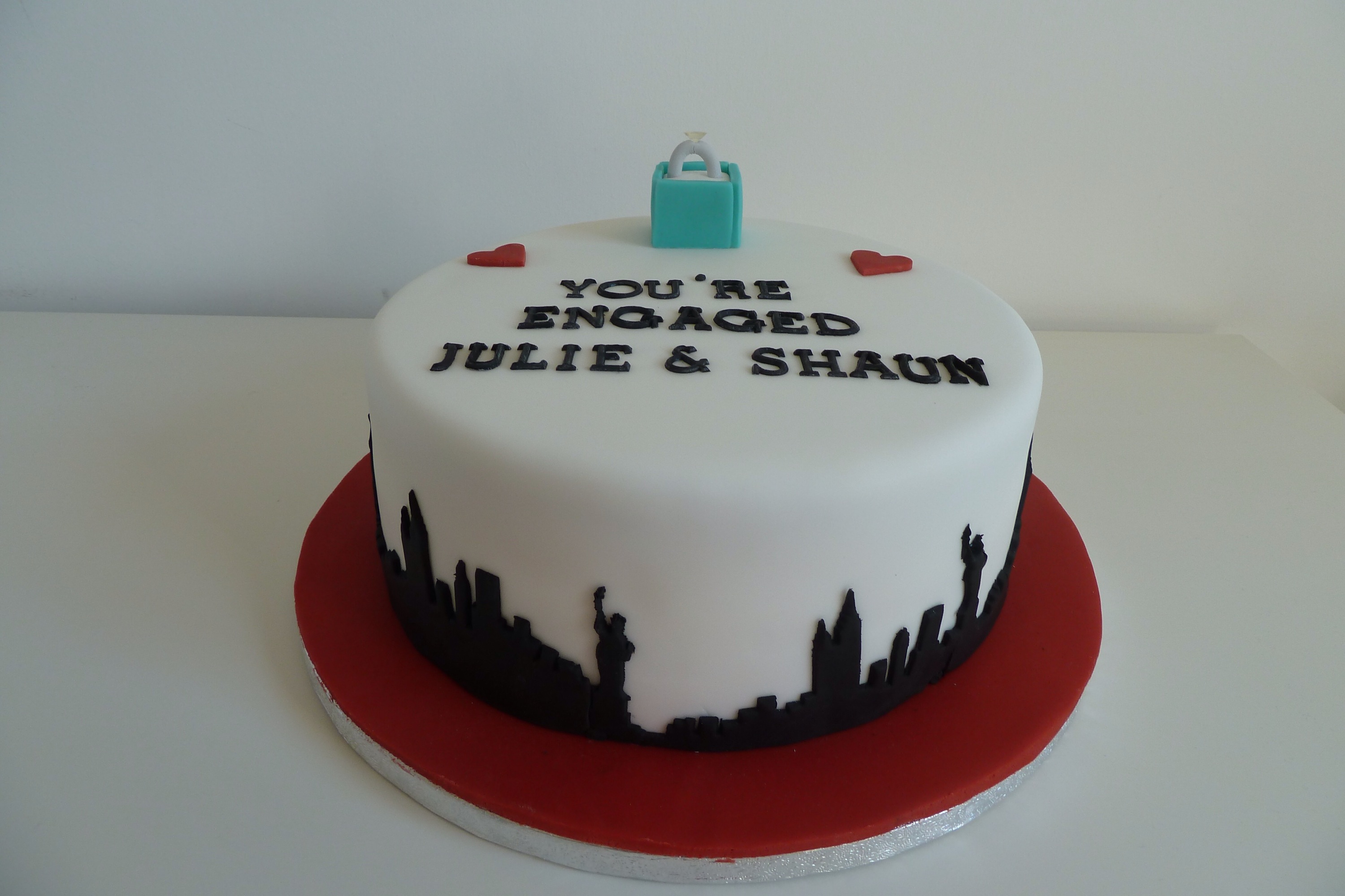 New York Skyline Cake