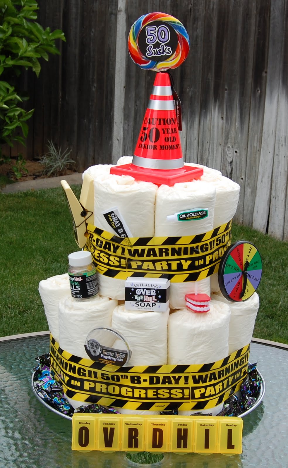 Over the Hill 50th Birthday Cake Ideas