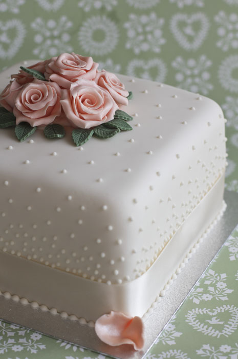 Pearl Wedding Anniversary Cake Pearl Wedding Anniversary Cake