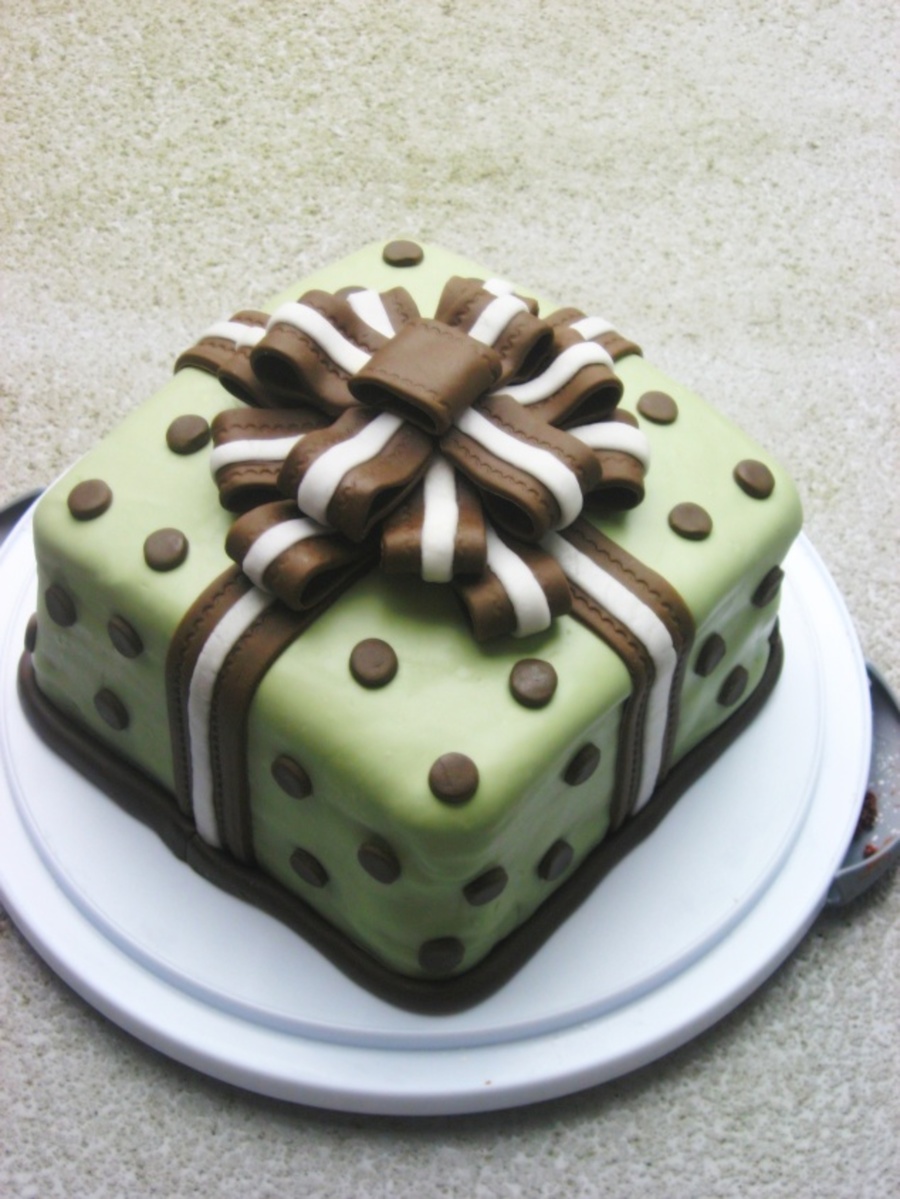 Present Shaped Cake Present Shaped Cake