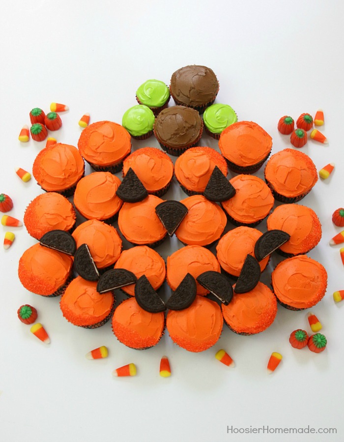 Pull Apart Halloween Cupcakes