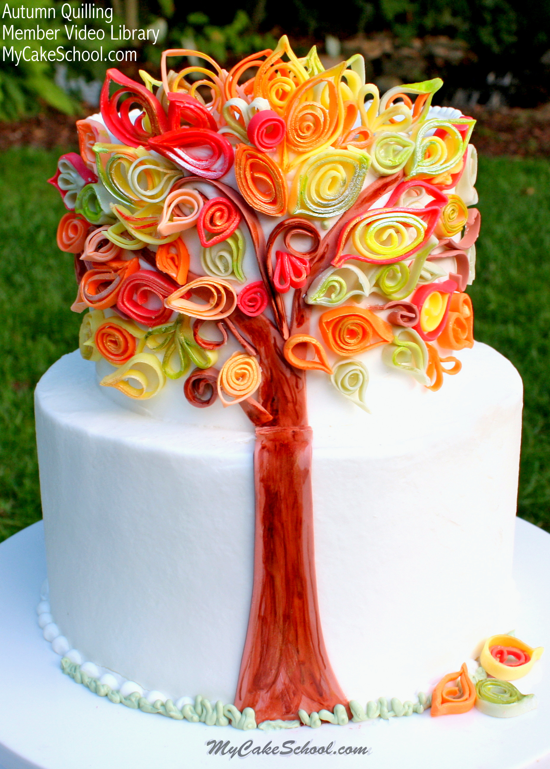 Quilling Cake Fondant Quilling Cake Fondant