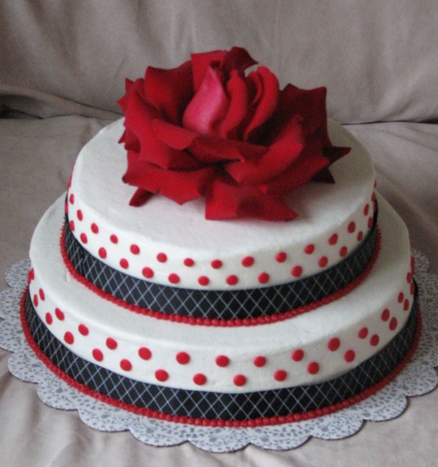 11 Photos of Red And Black Bridal Shower Cakes 11 Photos of Red And Black Bridal Shower Cakes