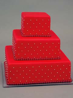 Red Black and Silver Wedding Cakes Red Black and Silver Wedding Cakes