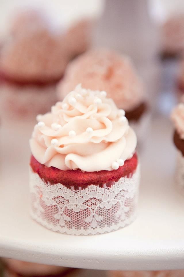 Red Elegant Cupcake Wedding Cakes Red Elegant Cupcake Wedding Cakes