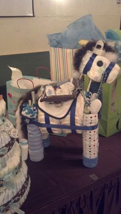 Rocking Horse Diaper Cake Rocking Horse Diaper Cake