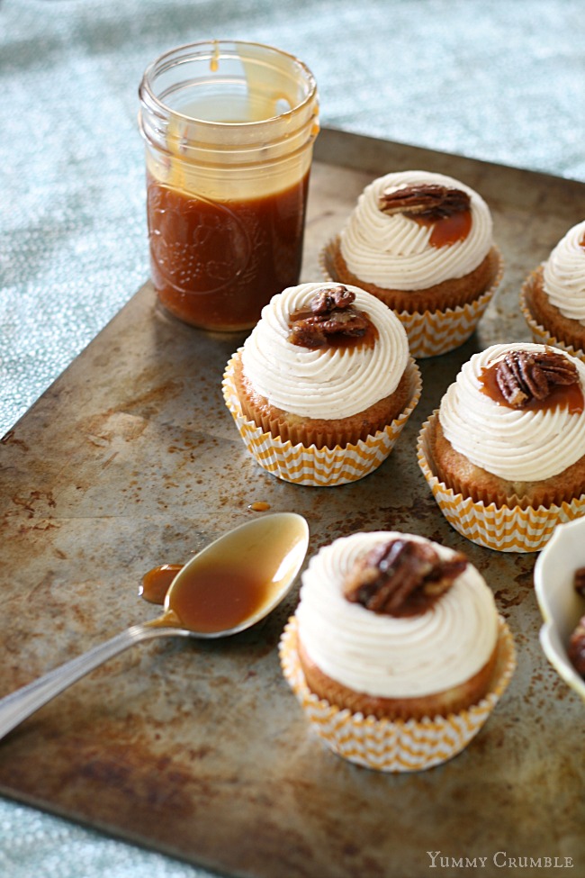 Salted Caramel Cream Cheese Cupcakes Salted Caramel Cream Cheese Cupcakes