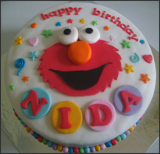 Sam's Club Elmo Birthday Cake