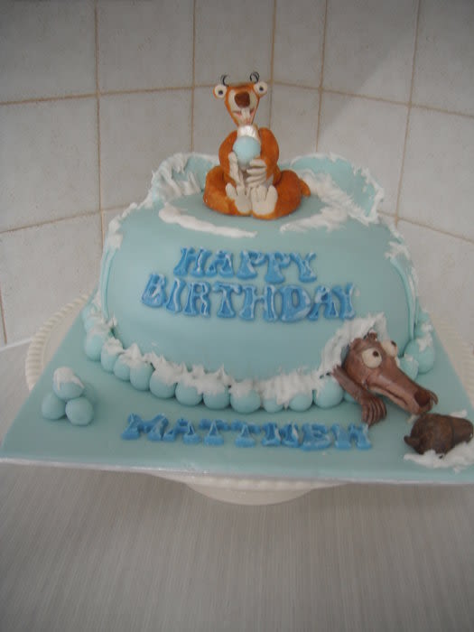 Sid the Sloth Ice Age Birthday Cakes