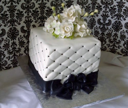 Small Square Wedding Cake Ideas Small Square Wedding Cake Ideas